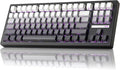 ZORNHER ZH870 Wireless Mechanical Gaming Keyboard,80% Black Custom Creamy Sound Keyboard with Shine Through PBT Keycaps,Pre-lubed Linear Switches,Hot-Swappable,RGB Backlit,2.4GHz/USB-C/BT5.0 by Zornher