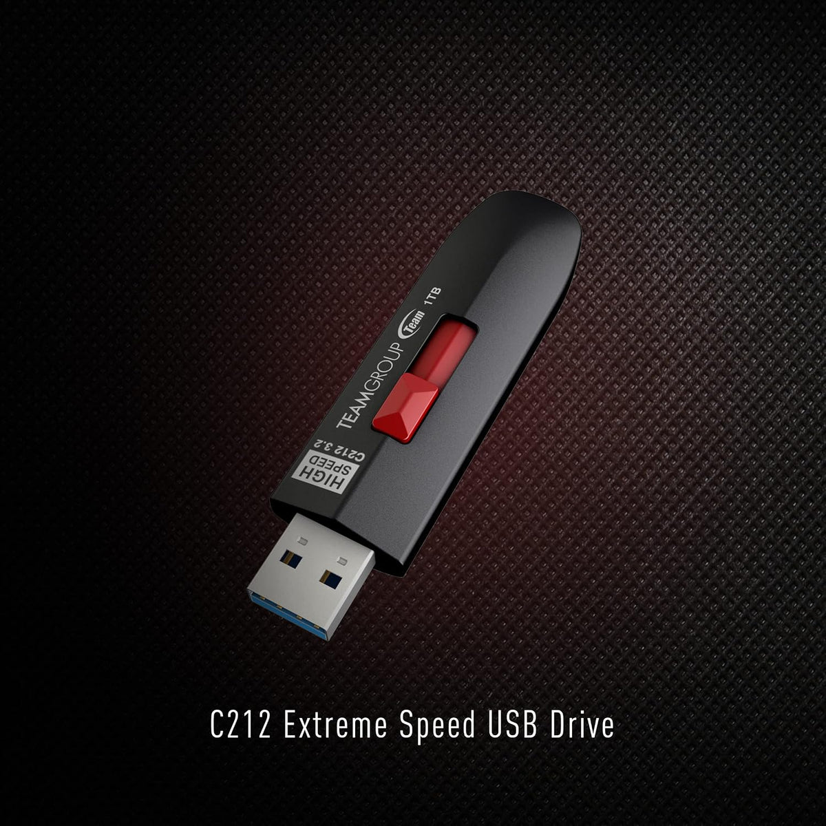 TEAMGROUP C212 Extreme Speed 512GB 1000/800MB/s USB 3.2 Gen 2 Easy Push-and-Pul Flash Thumb Drive External Data Storage Memory Stick Compatible with Computer/Laptop/PS4 PS5 TC2123512GB01 - Image 2