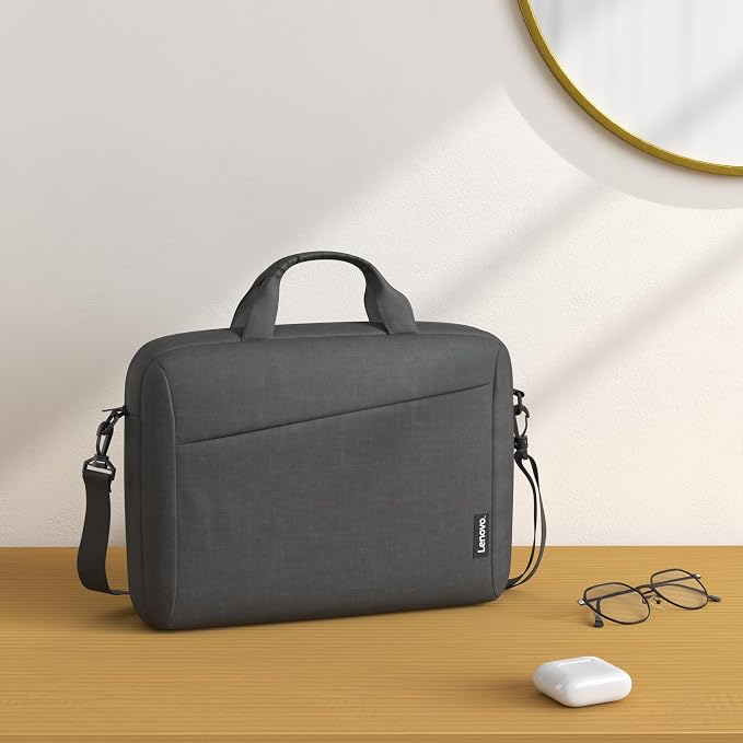 Lenovo Laptop Bag T210, Messenger Shoulder Bag for Laptop or Tablet, Sleek, Durable & Water-Repellent Fabric - Image 3