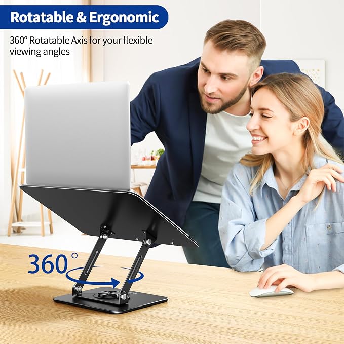 BESIGN BS02 Book Stand for Reading, Adjustable Book Holder, Ergonomic Laptop Stand, Cookbook Stand, Recipe Book Holder with Elastic Page Clips for Music Scores, Recipe, Tablet - Image 3