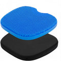 Gel Seat Cushion for Long Sitting, Double Thick Office Desk Home Wheelchair Seat Cushions, Gel Cooling Game Chair Pads for Car Truck Driver by Xiaolingou