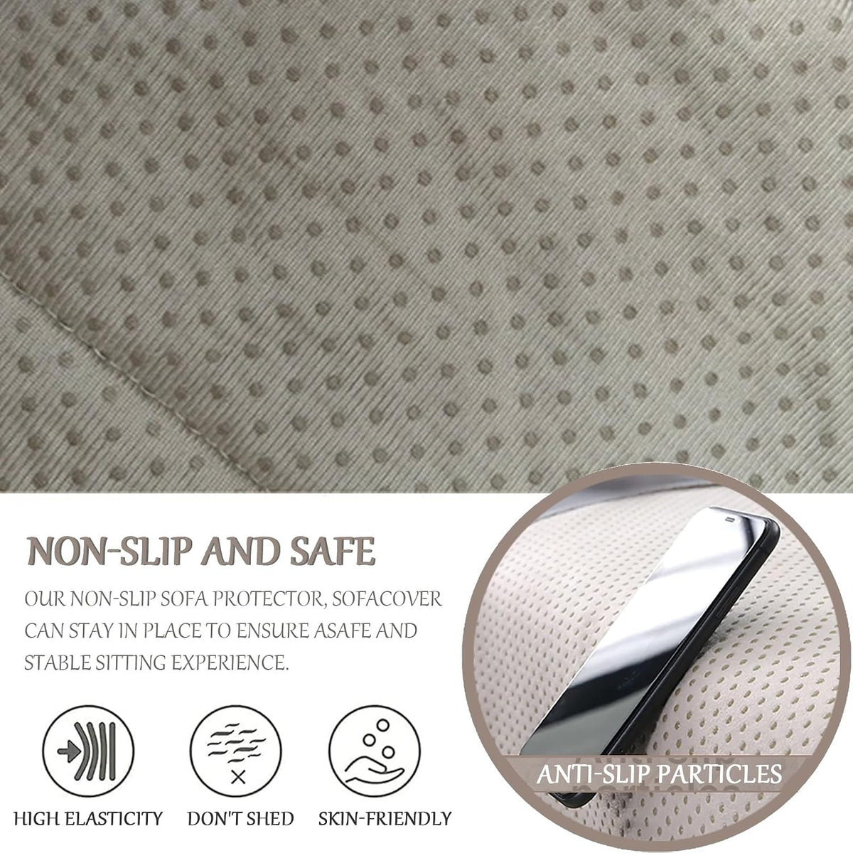 Armrest Covers for Recliners Couch Arm Covers with Pockets for Sofa - Image 6