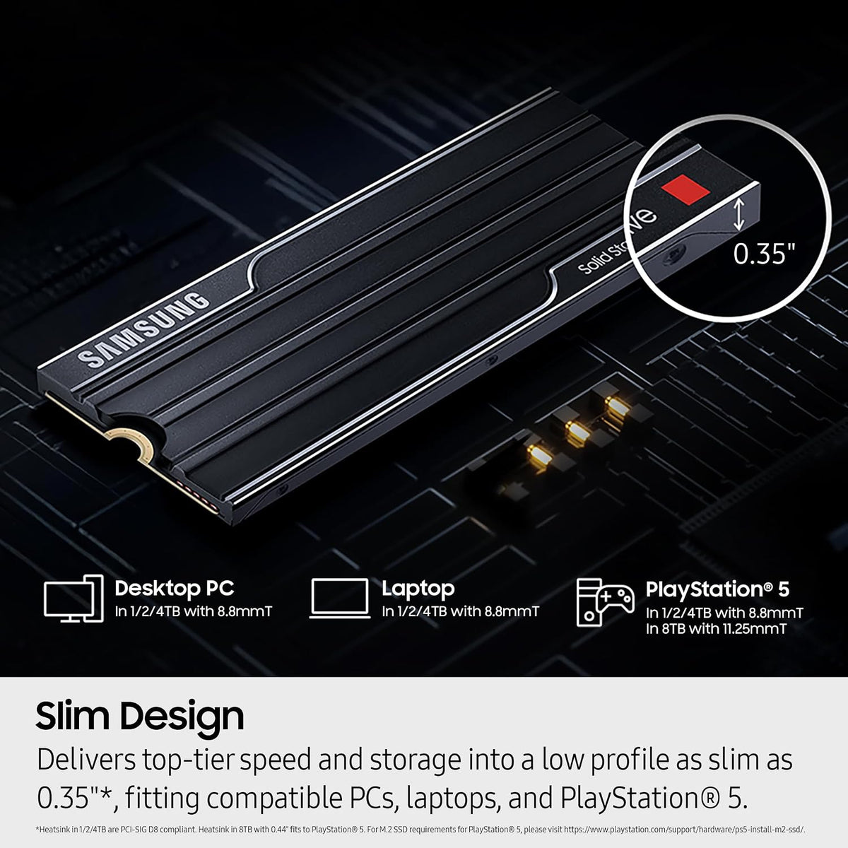 Samsung SSD 9100 PRO w/Heatsink 8TB, PCIe 5.0x4 M.2 2280, Up to 14,800MB/s - Image 8