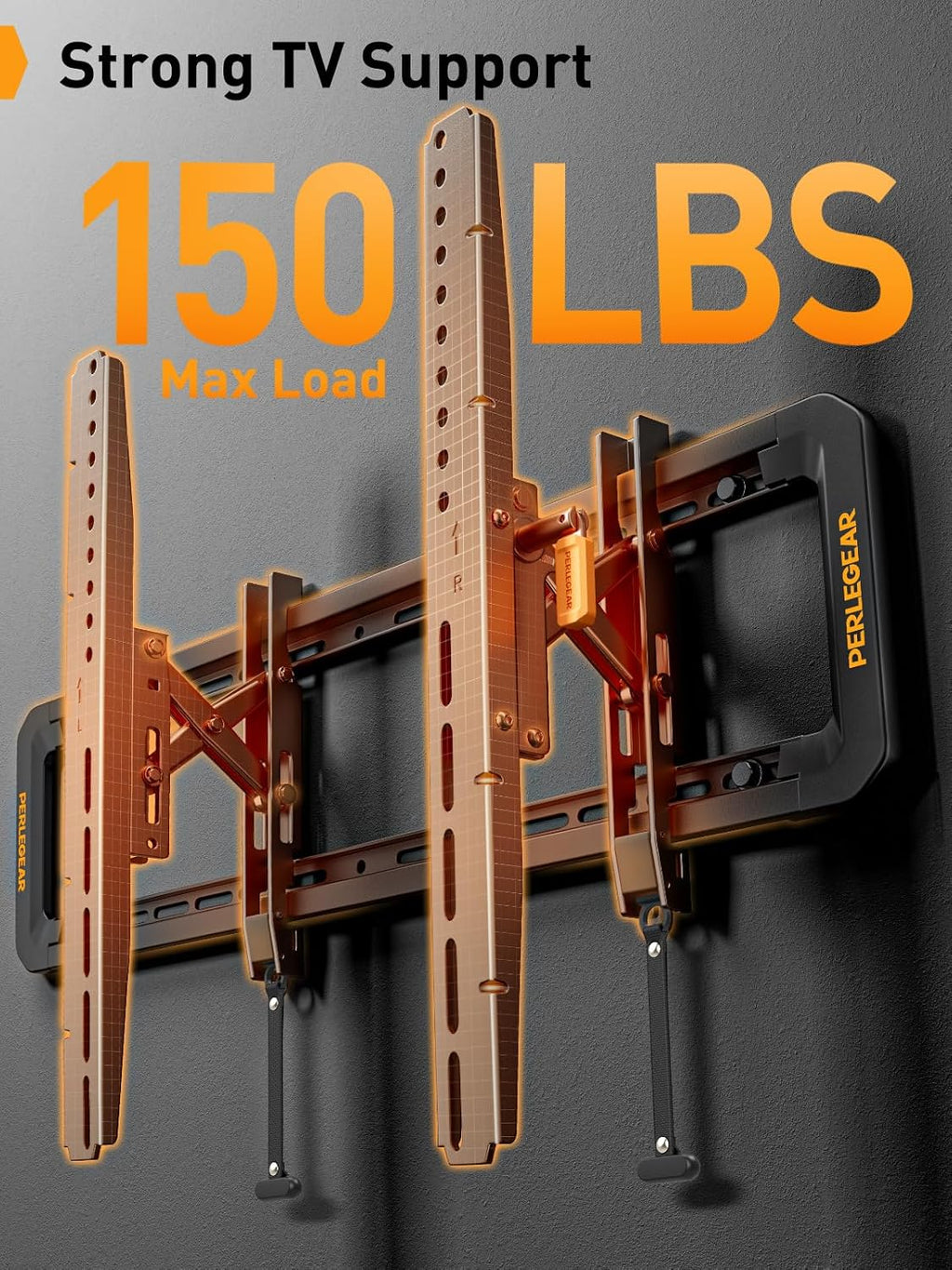 Perlegear Advanced Tilting TV Wall Mount for 42–90 inch TVs up to 150 lbs - Image 7