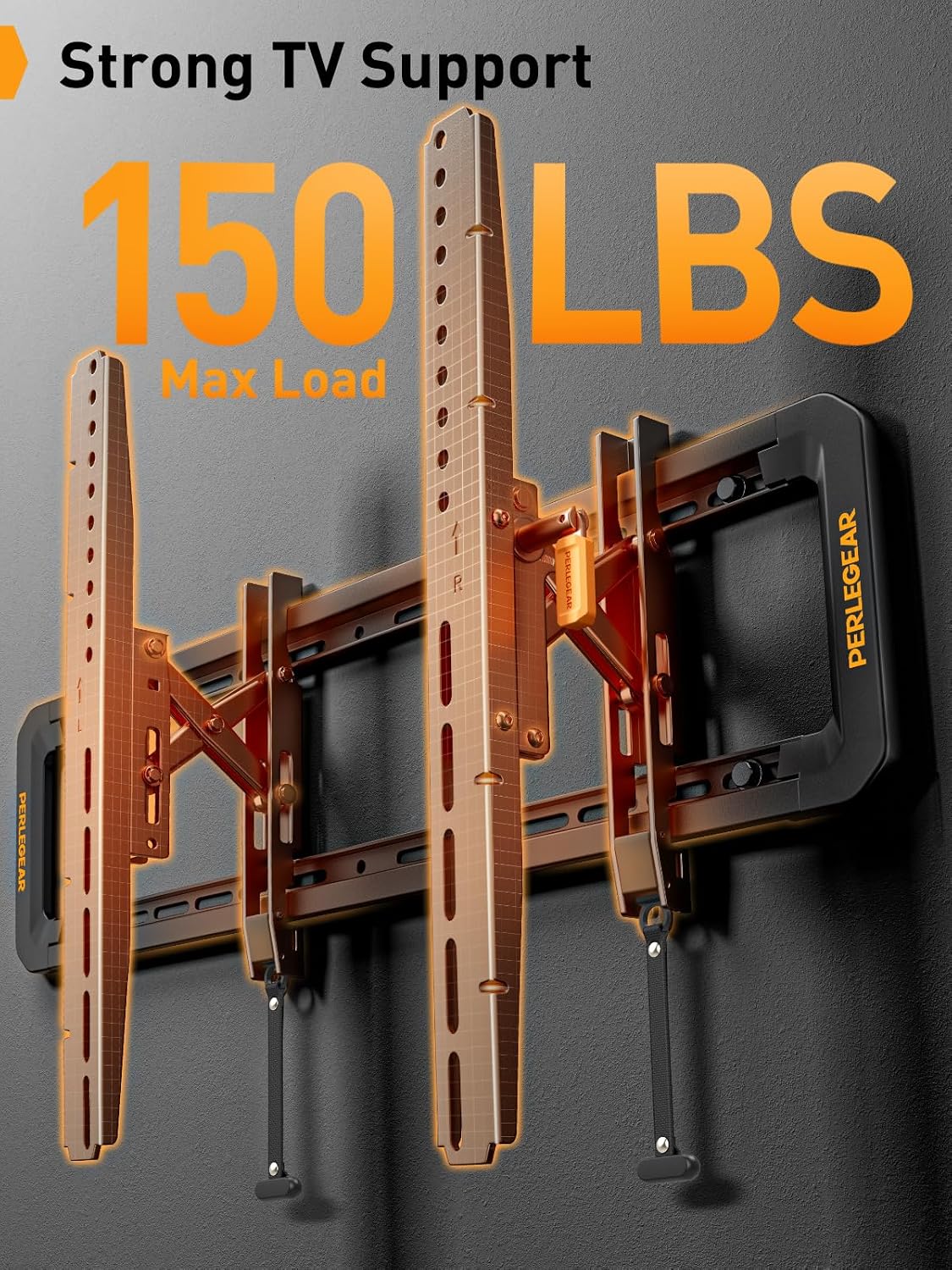 Perlegear Advanced Tilting TV Wall Mount for 42–90 inch TVs up to 150 lbs - Image 7
