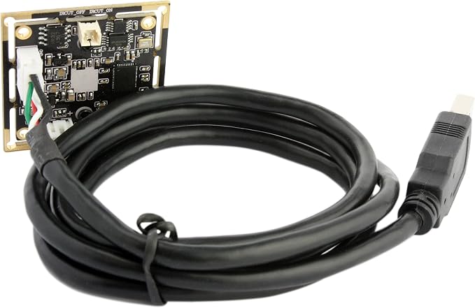 ELP H.264 1080P USB Camera Module with Microphone Wide Angle Fisheye Webcam | 180degree FHD PC Camera for Computer, UVC USB2.0 Lightburn Camera for Laser, Home Security, Embedded Machine Vision, Robotics - Image 4