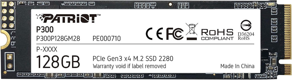 Patriot P300 M.2 PCIe Gen 3 x4 128GB Low-Power Consumption SSD by Patriot Memory