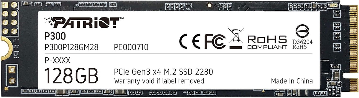 Patriot P300 M.2 PCIe Gen 3 x4 128GB Low-Power Consumption SSD by Patriot Memory