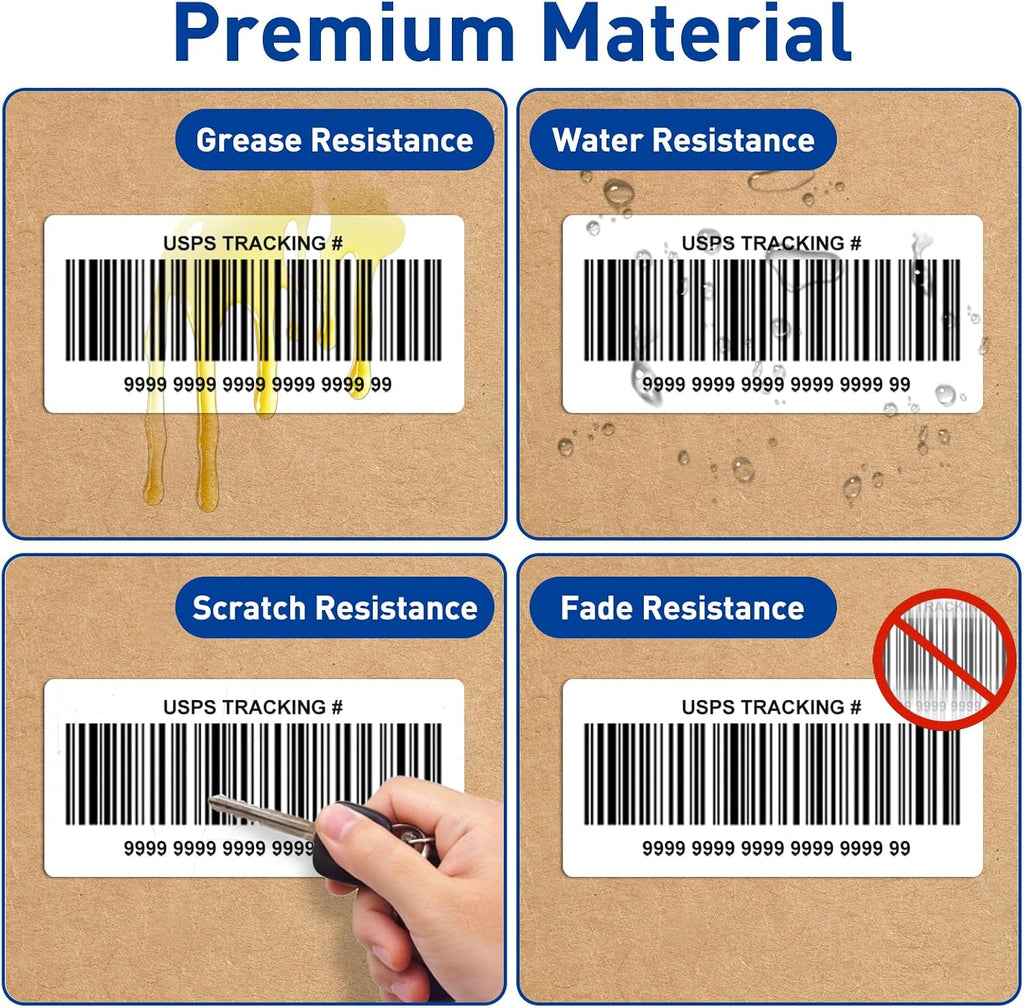 ESSENTIAL 2.25" x 4" Direct Thermal Labels (4200 Labels, 12 Rolls) - Image 5