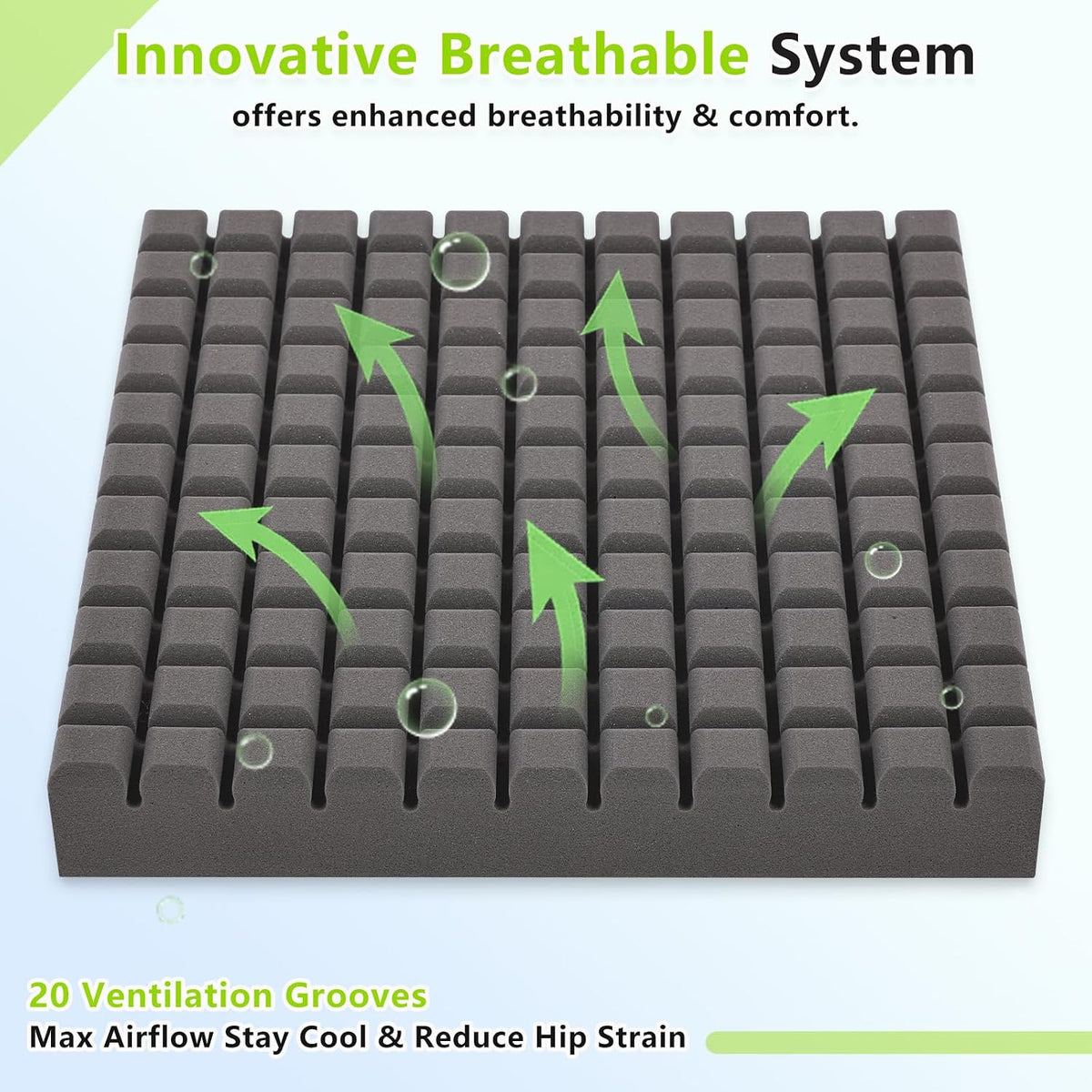 Extra Large Seat Cushion for Sofa with 3D Breathable Grid - Image 3
