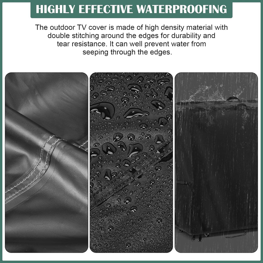 Kingling Outdoor TV Cover 38 Inch Weatherproof for 43 Inch TV - Image 5