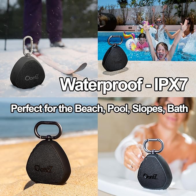 OontZ Angle Clip Portable Bluetooth Speaker, 5W, 12-Hour Playtime, IPX7 | Compact 5W clip-on Bluetooth speaker with rich bass, 100-ft range and Lightweight - Image 4