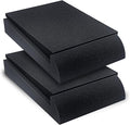 Liquid Stands Studio Monitor Sound Isolation Pads for Speakers 5" High-Density Speaker Foam Pads That Prevents Vibrations Angled Speaker Riser - Acoustic Speakers Isolation Pad for Floor, Desktop by LiquidStands