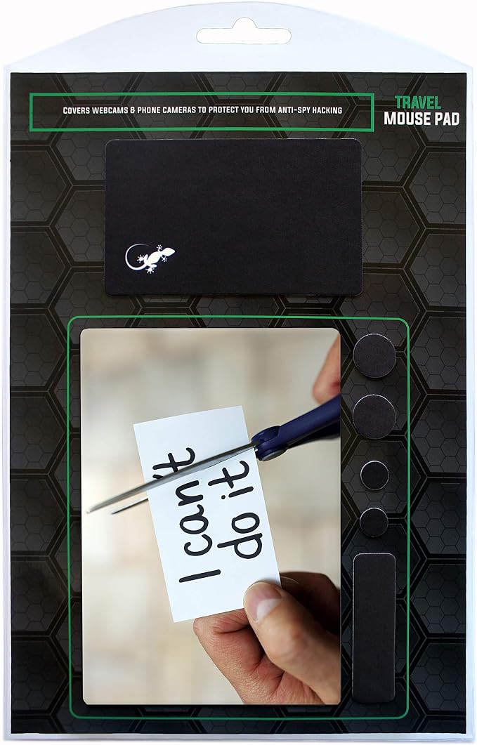 Mouse Pad Adhesive Bottom - Sticks to Any Surface - Portable - Webcam Covers and Screen Cleaner Included (CAN DO IT) - Image 9