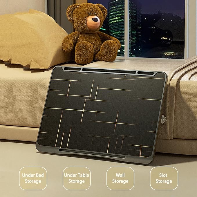 SIDIANBAN Laptop Desk for Bed, Adjustable Bed Table | USB Charge Port, Foldable Laptop Table with Storage Drawer, Portable Laptop Bed Desk Tray for Eating Working (Black) - Image 6
