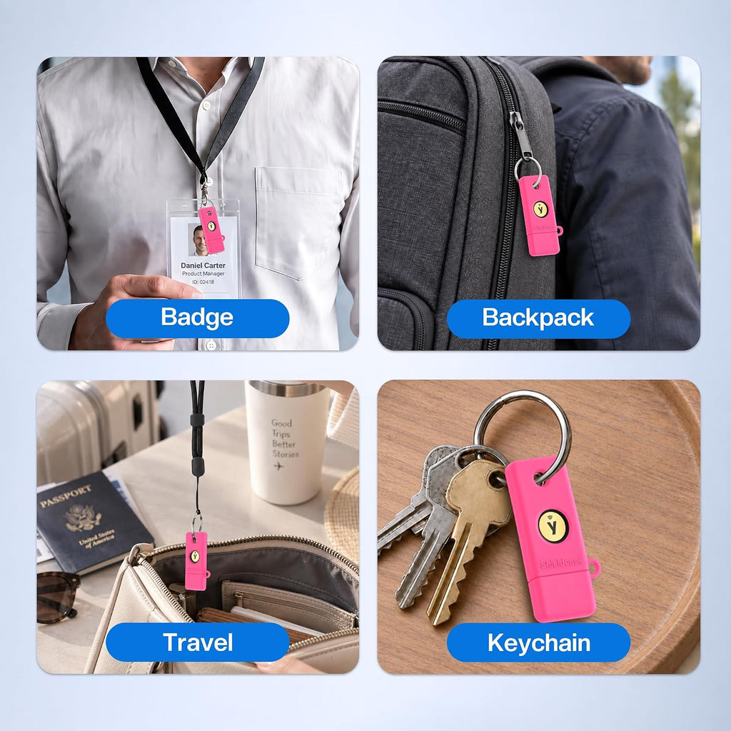 Silicone Case for YubiKey 5 NFC, Pink - Image 6