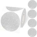 STARLIBOO 3 Inch Holographic Labels, Circle Direct Thermal Labels Stickers, Self-Adhesive Round Printer Labels for DIY Logo Design (Holographic Shiny Silver) by STARLIBOO