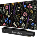 Large Gaming Mouse Pad, Extended Mousepad with Superior Micro-Weave Cloth, Comfortable Desk Mat for Gamer, Office and Home 900x400 mm by Rinaze