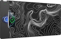 Magnetic Wireless Charging Mouse Pad, 31.5"x15.8" Large Desk Mat | Waterproof Mousepad, Smooth Glide, Stitched Edge, Non-Slip Rubber Base, Desk Pad Computer Keyboard Mat, No Adapter by abcmat