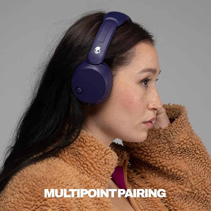Skullcandy Icon 180 Wireless On-Ear Bluetooth Headphones - Future | 50 Hours Battery, Lightweight and Travel Ready, Secure Fit, Sweat and Water Resistant, Microphone iPhone Android, Foldable - Image 4