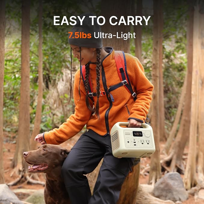 Jackery Portable Power Station Explorer 300 Dune White, 292Wh | Backup LiFePO4 Battery, Solar Generator for Outdoors Camping Travel Hunting Blackout (Solar Panel Optional) - Image 2