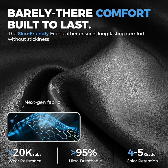 GTPLAYER Gaming Chair with Footrest, 350LBS Big and Tall Office Chair, Ergonomic High Back Lumbar Support and Recliner for Back Pain Relief, Blue - Image 8