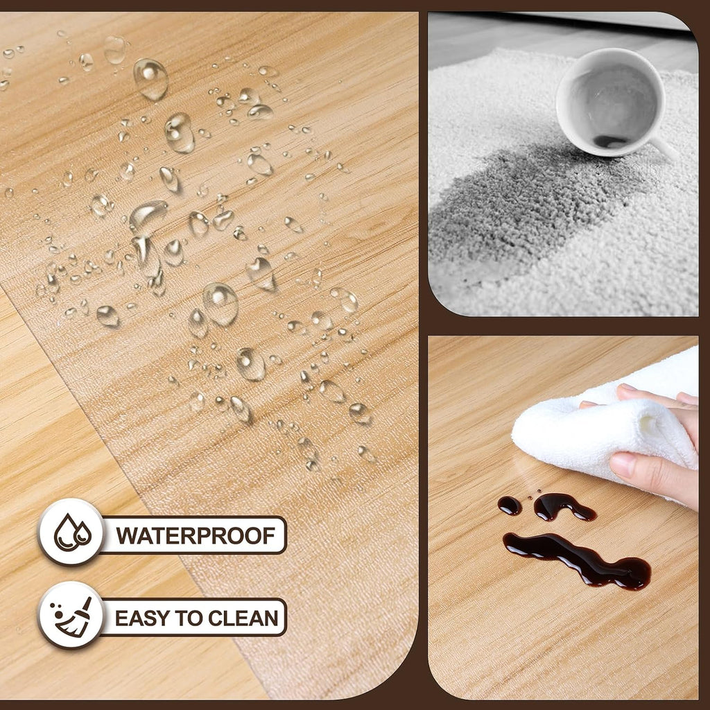 2mm Thicker Clear Office Chair Mat, 36"x48" Rolling Chair Floor Protector - Image 5