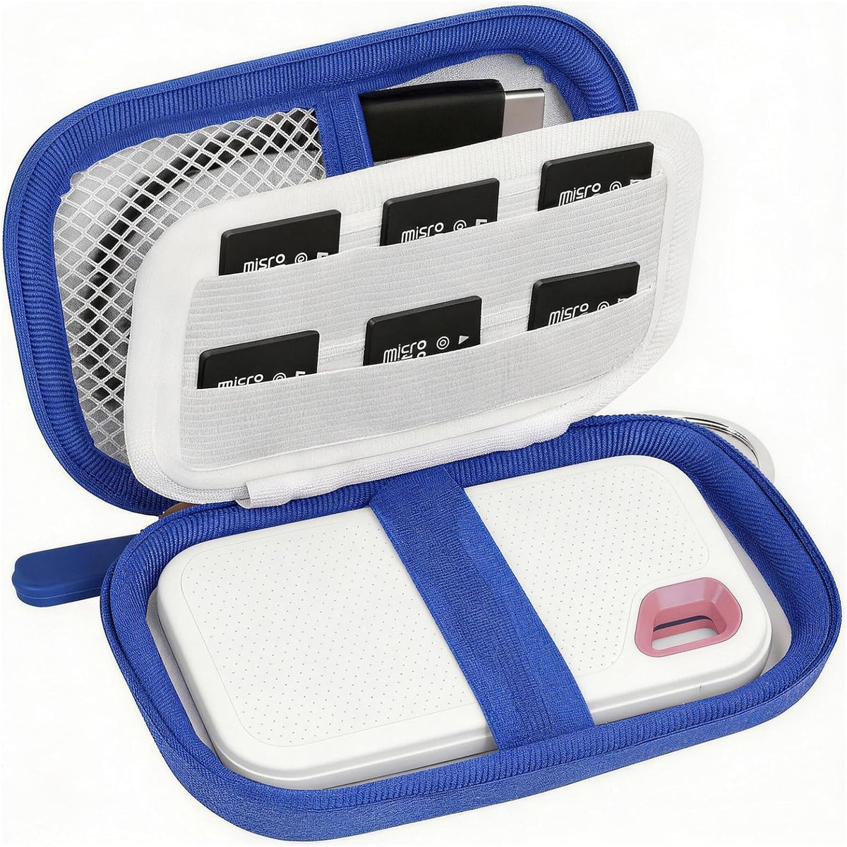 PAIYULE Case for Sandisk Extreme Portable Solid State Drive,12 Card Slots by PAIYULE