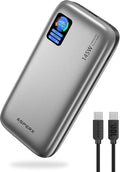 AsperX Laptop Power Bank, 145W USB C PD 3.1 Fast Charging Portable Charger | TFT Display Portable Laptop Charger Battery Pack for MacBook/iPhone 16/Dell XPS/Galaxy S25/Steam Deck/ipad (Flight-Approved) by AsperX