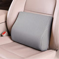 Memory Foam Lumbar Support Pillow for Car - Lower Back Support Cushion for Driving, Back Pain Relief for Car Seat, Office Chair, Wheelchair (Gray) by TISHIJIE