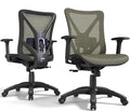 Ergonomic Office Chair, Mesh Computer Desk Chairs with Adjustable Lumbar Support, 3D Armrests, Tilt Function, Comfy Wide Seat, Swivel Executive Work Task Chair for Company and Home by MOLENTS