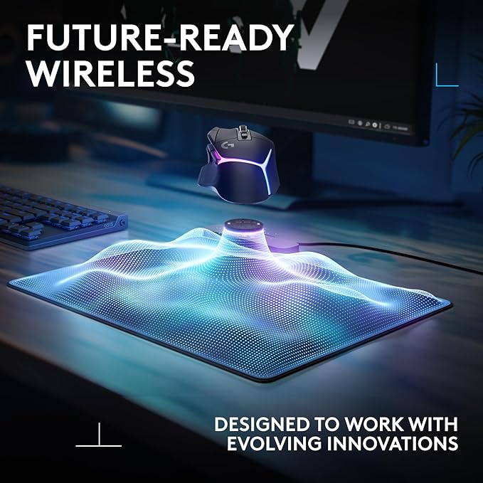 Logitech G POWERPLAY 2 Wireless Charging Mouse Pad - Black | For Logitech G compatible wireless mice only, for PC/Mac, cloth and hard surfaces included - Image 4