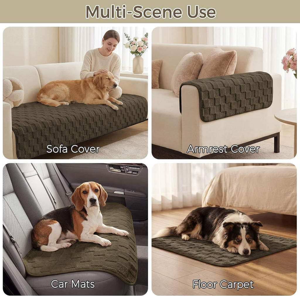 Foxdecor Couch Cover for Dogs Sofa Covers Non Slip Couch Pad Pet Friendly - Image 5