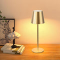 JACKYLED Cordless Table Lamps Rechargeable, 3 Adjustable Height, 5000 Capactiy Operated, 3 Colors Smooth Dimming, Portable LED Waterproof Table Lamp for Dining, Bedroom, Outdoor-Gold by JACKYLED