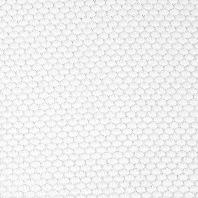 Sweet Home Collection Cushion Memory Foam Chair Pads Honeycomb Nonslip Back Seat Cover 16" x 16", 2 Pack, White - Image 2
