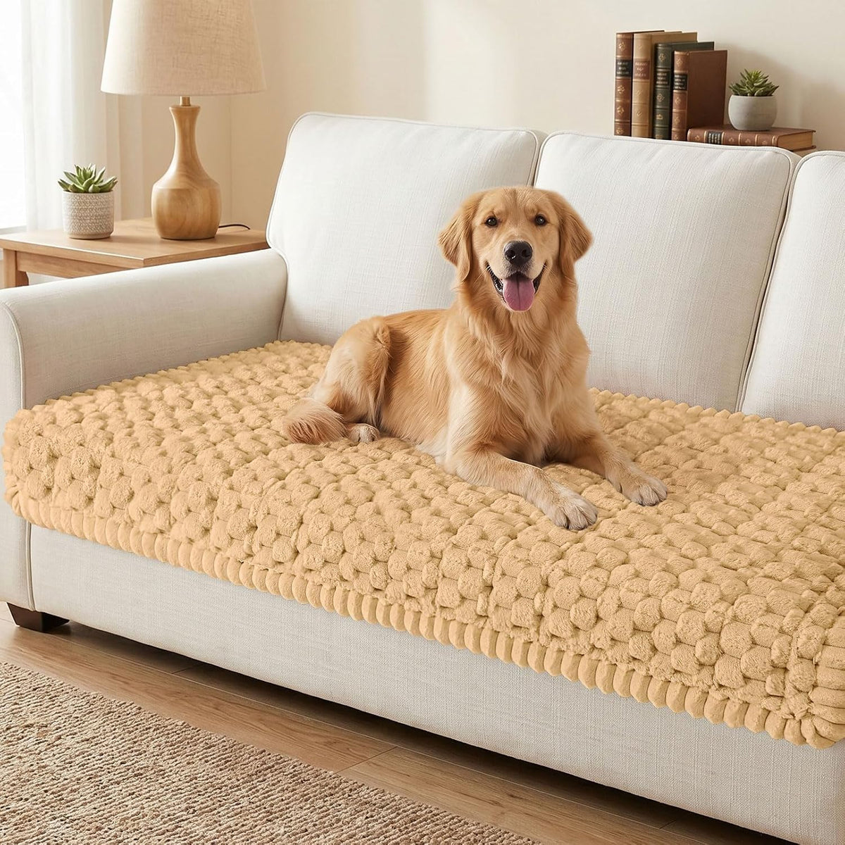 Smiry Couch Covers for Dogs, Non Slip Fuzzy Pet Sofa Protector Washable by Smiry