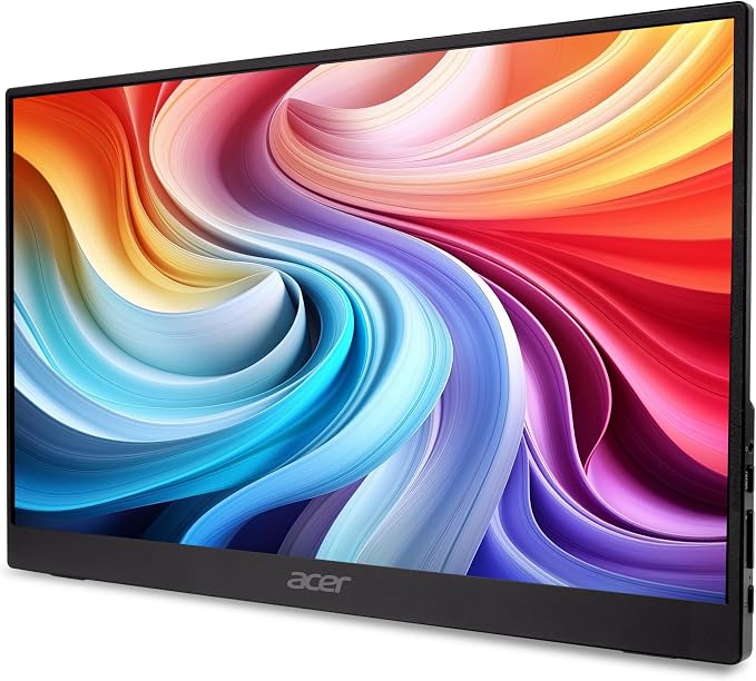 Acer 15.6in FHD 1920x1080 IPS 60Hz Slim Portable Monitor PM161Q B1bmiuux | 4ms, AdaptiveSync, HDMI, 2xUSB-C, Speaker, External Monitor for Laptop PC/MAC, PS5, XBOX, Switch, VESA Mountable - Image 8