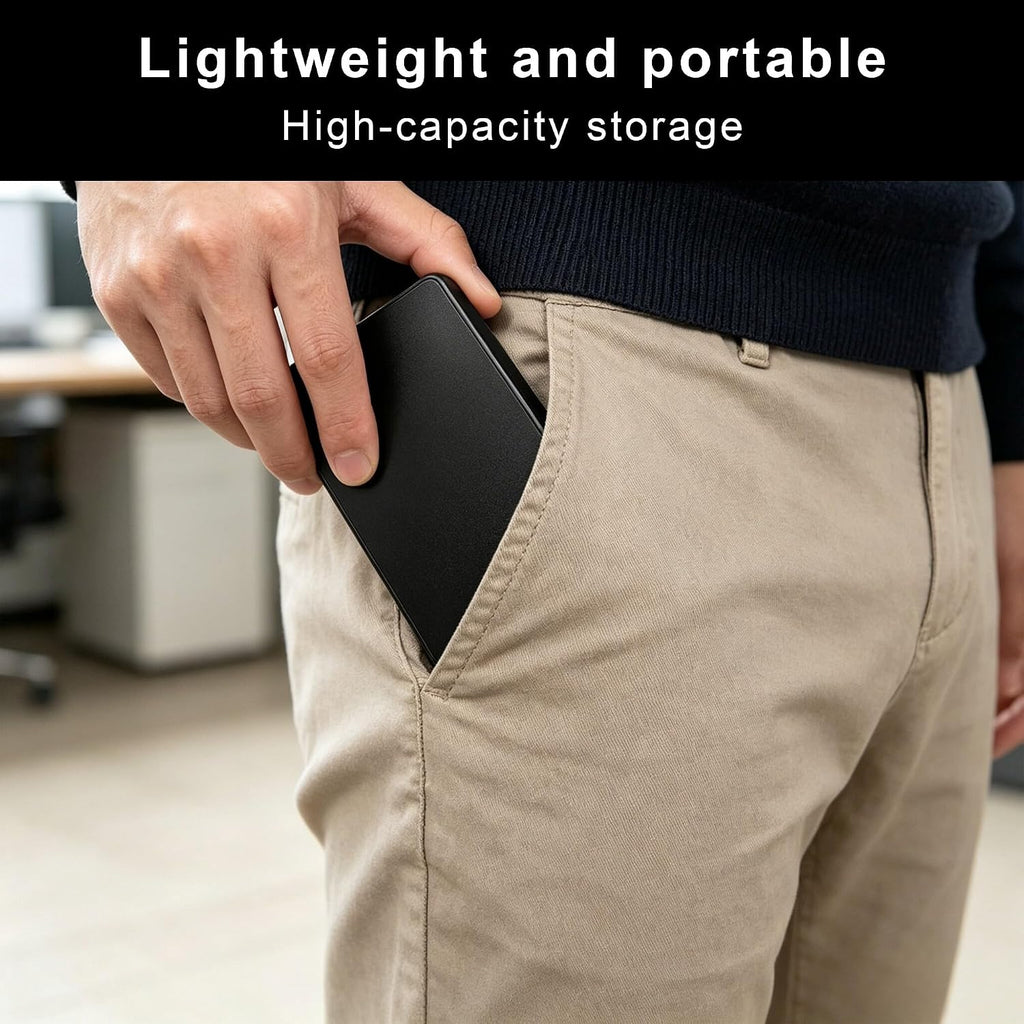 500GB External Hard Drive,Compact Portable Hard,USB 3.0/USB C - Image 7