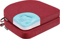 Nordjager Chair Cushions for Dining Chairs, 2 Pack Memory Foam Cushion | 2.5" Thick Chair Cushion; Waterproo Surface with 17" x 16" Size for Kitchen & Dining Chairs, Secure Ties and Washable Cover. by Nordjager