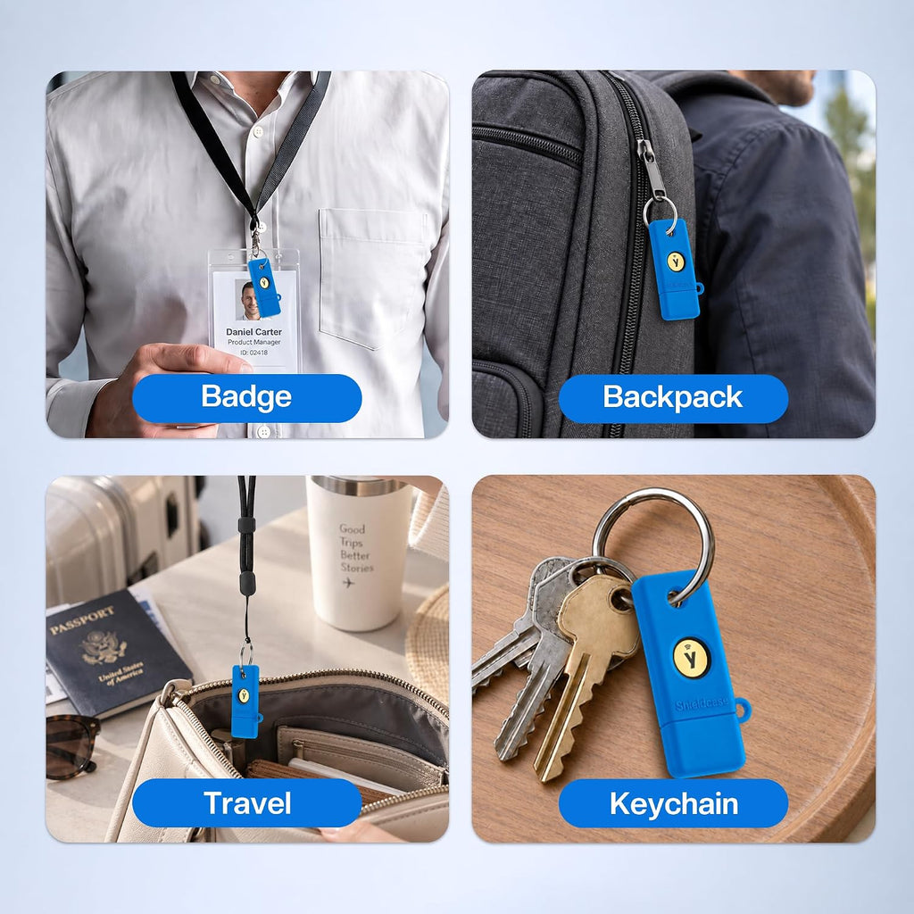 Silicone Case for YubiKey 5C NFC, Blue - Image 6