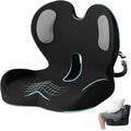 Ergonomic Seat Cushion,Office Chair Cushion with Lumbar Support Pillow | Improve Seat Comfort,Back Pain,Tailbone & Sciatica Relief,Memory Foam Seat Cushions for Office,Car,Home Chairs by XZdream
