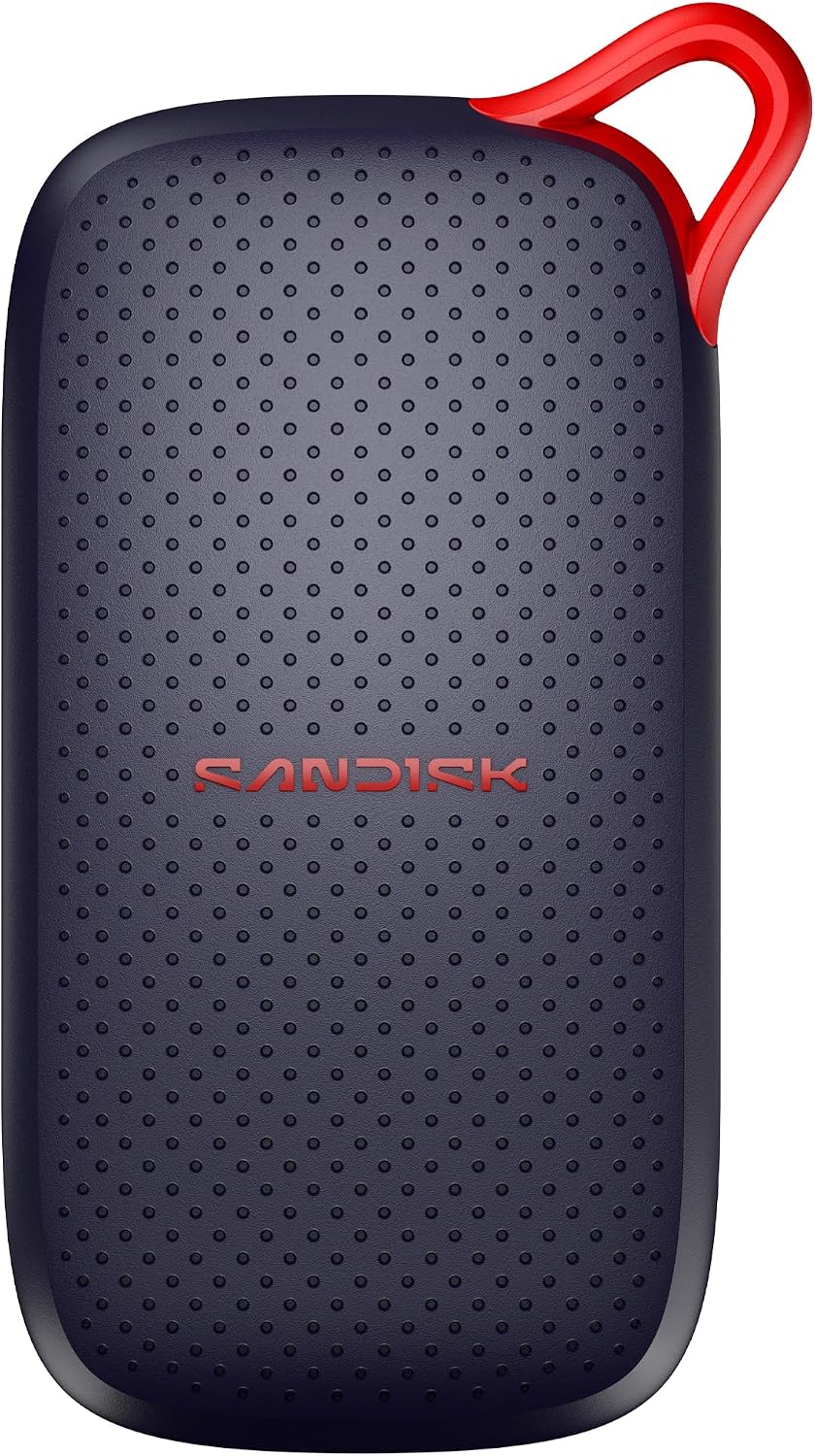 Sandisk 500GB Portable SSD, Up to 1000MB/s Read Speeds, Black (New Model) by SANDISK