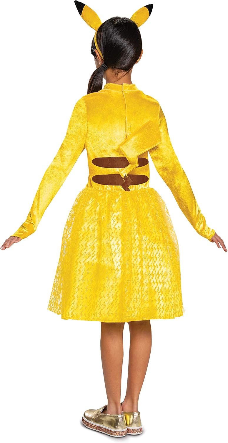 Pikachu Pokemon Classic Child Girls Costume - Image 2