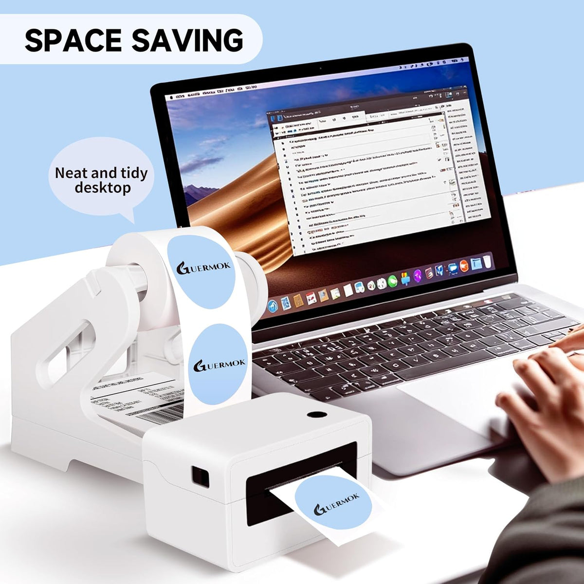 Thermal Shipping Label Holder for Rolls & Fan-Fold Fragile Stickers - Image 4