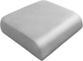 YOUFI Extra Thick Large Seat Cushion, Gel Memory Foam Cushion with Carry Handle Non Slip Bottom, Pain Relief Coccyx Cushion for Wheelchair Office Chair (Gray, 19" x 17.5" x 4") by EnjoyComfortableSitting
