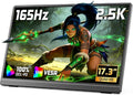 VILVA 17.3" QHD 165Hz USB-C HDMI Gaming Monitor | 17.3" QHD 165Hz IPS, slim metal+stand, USB-C/HDMI, for PC/PS5/Xbox/Switch, gaming. by VILVA