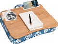 LAPGEAR Designer Lap Desk – Floral Block Print, Fits 15.6” Laptops by LapGear