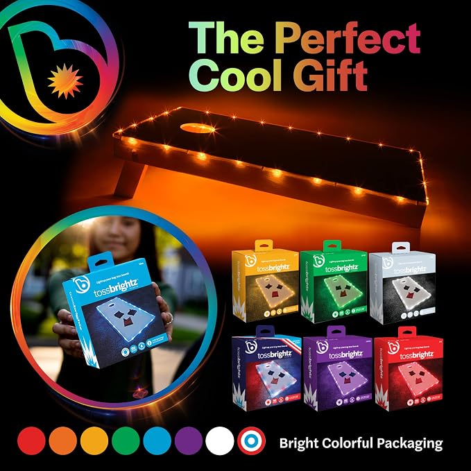 TossBrightz LED Cornhole Lights (Set of Two) - Weather Resistant Kit - Image 6