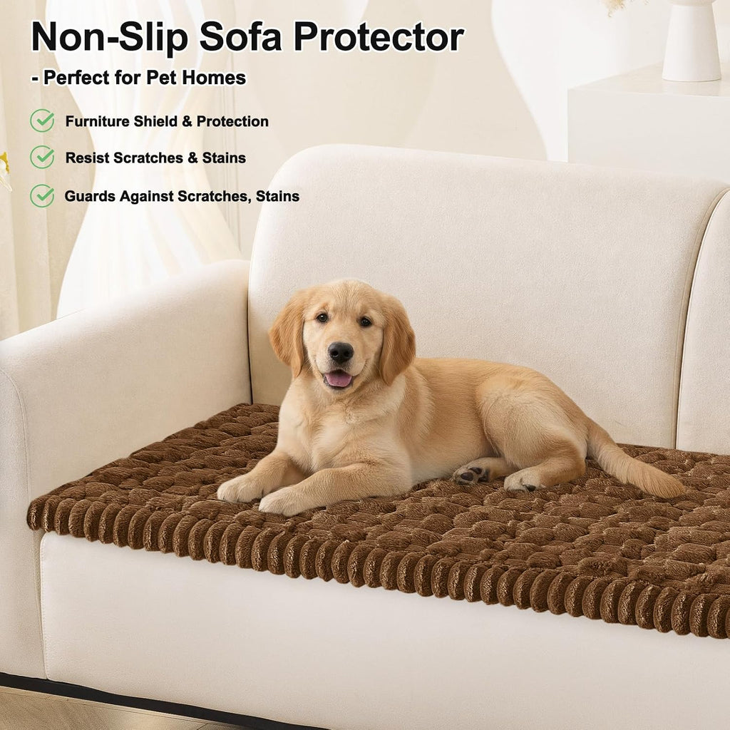 Smiry Couch Covers for Dogs, Non Slip Fuzzy Pet Sofa Protector Washable - Image 10