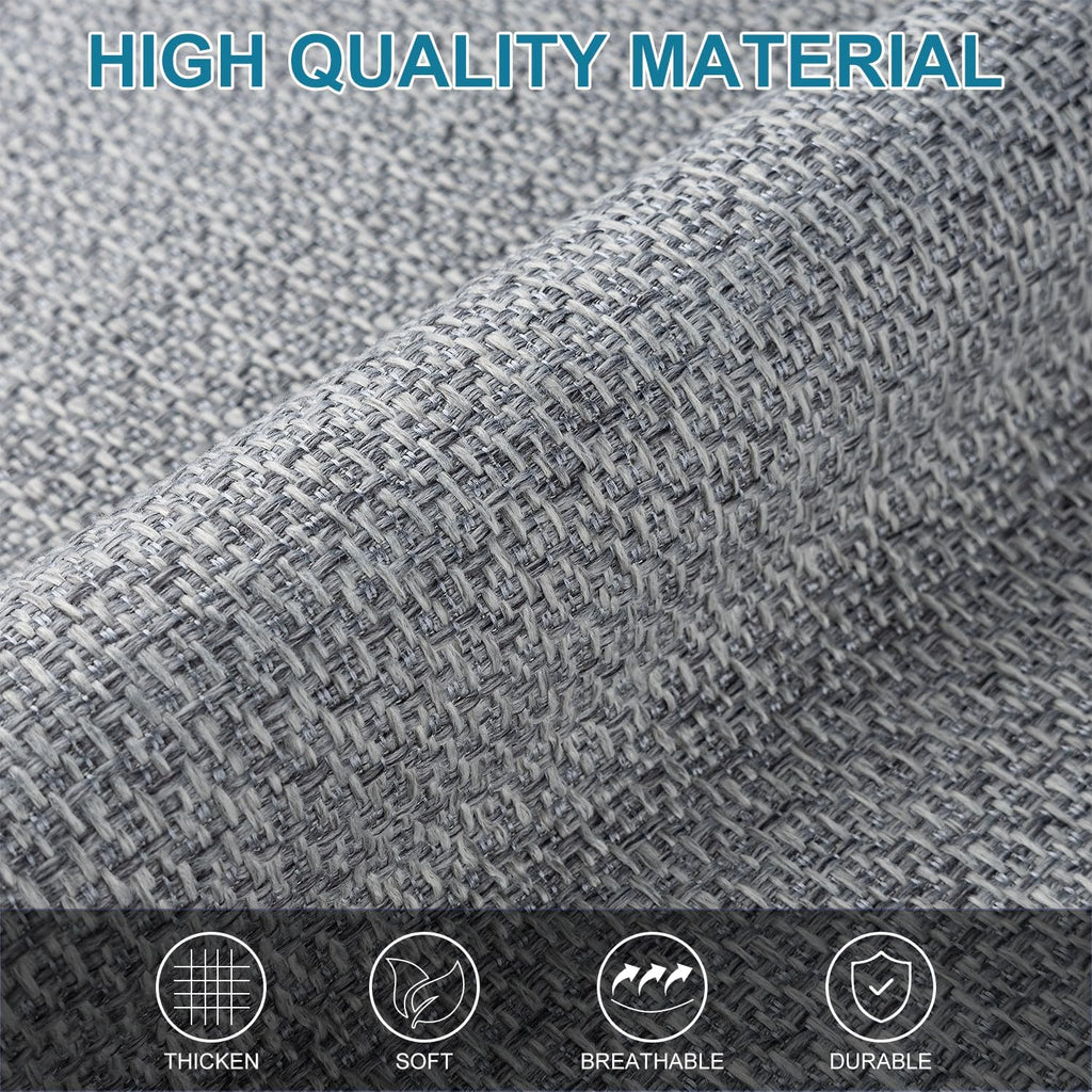 Couch Arm Covers, Arm Chair Covers Set of 2, Non-Slip Sofa Arm Covers, Washable Armrest Cover, Recliner Arm Cover, Sofas Headrest Cover for Sofa/Armchair/Loveseat/Sectional (Grey, 24" x 20" -2pcs) - Image 3